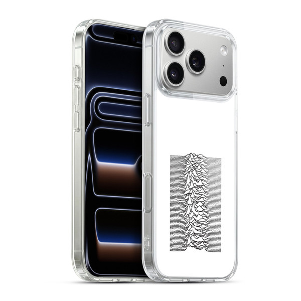 Joy Division Graphics Pulsar Waves Soft Gel Case for Apple iPhone 17 Pro Max