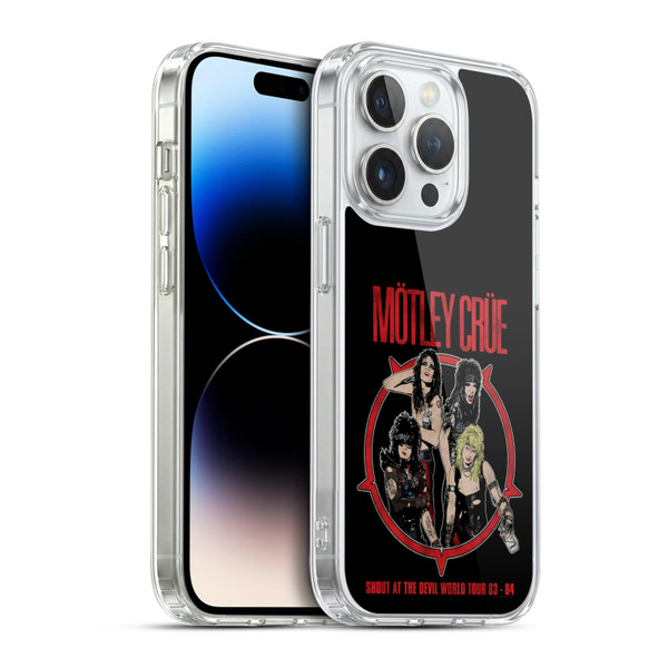 Motley Crue Tours SATD Soft Gel Case for Apple iPhone 14 Pro & MagSafe