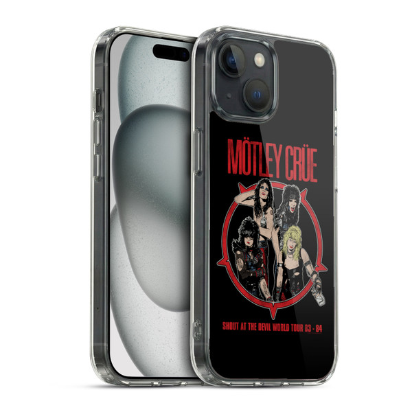 Motley Crue Tours SATD Soft Gel Case for Apple iPhone 15 & MagSafe