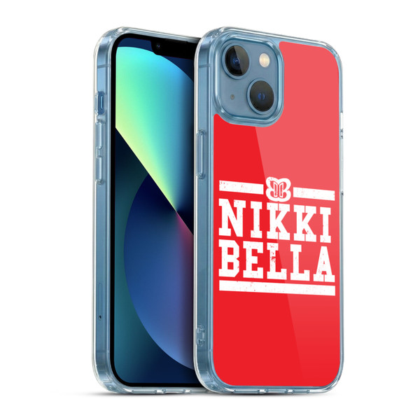 WWE Nikki Bella Logotype Soft Gel Case for Apple iPhone 13 Mini & MagSafe