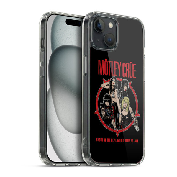 Motley Crue Tours SATD Soft Gel Case for Apple iPhone 15 Plus & MagSafe