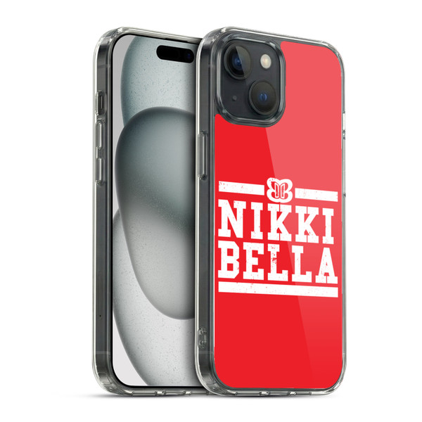 WWE Nikki Bella Logotype Soft Gel Case for Apple iPhone 15 & MagSafe