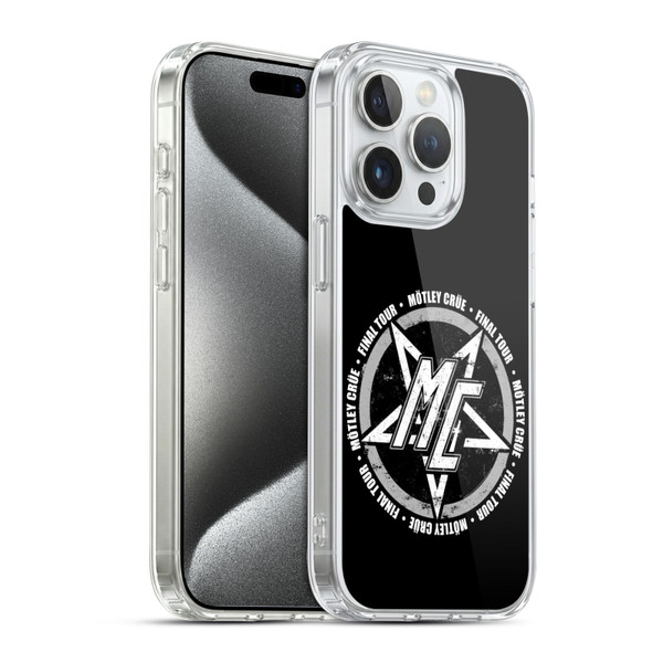 Motley Crue Tours MC Final Tour Soft Gel Case for Apple iPhone 15 Pro & MagSafe