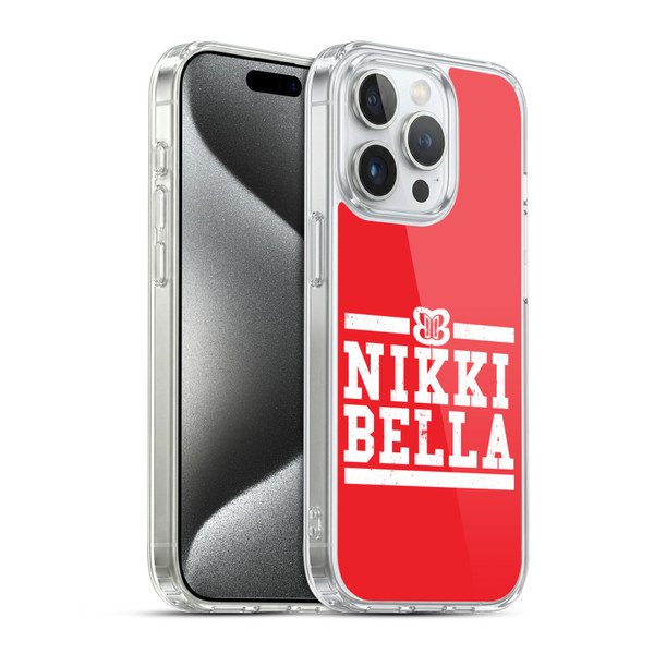 WWE Nikki Bella Logotype Soft Gel Case for Apple iPhone 15 Pro & MagSafe