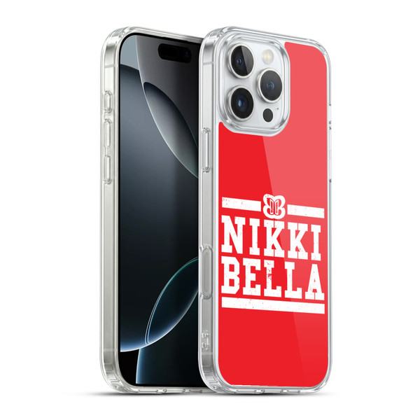 WWE Nikki Bella Logotype Soft Gel Case for Apple iPhone 16 Pro Max & MagSafe