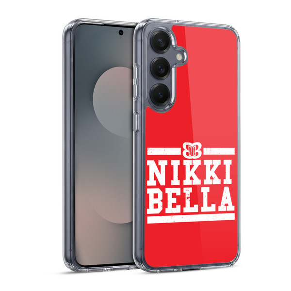 WWE Nikki Bella Logotype Soft Gel Case for Samsung Galaxy S25 & MagSafe
