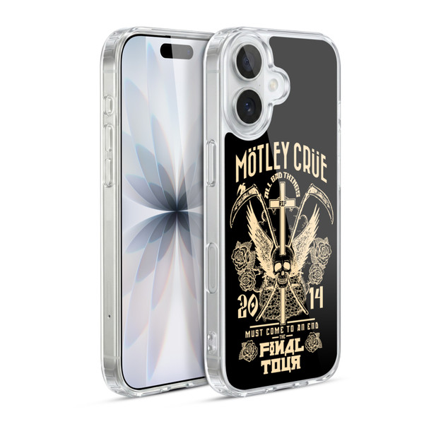 Motley Crue Tours All Bad Things Soft Gel Case for Apple iPhone 17