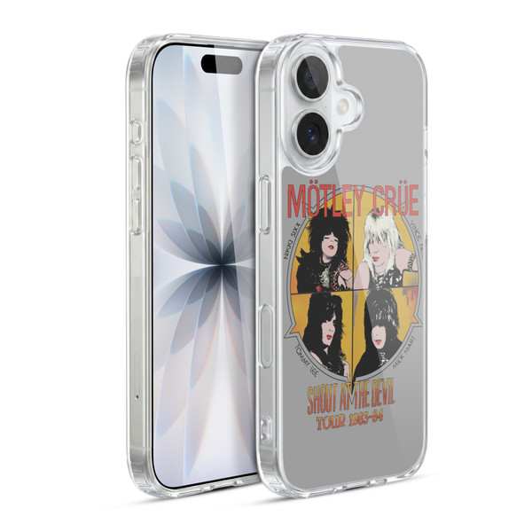 Motley Crue Tours SATD Vintage Soft Gel Case for Apple iPhone 17