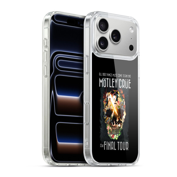 Motley Crue Tours All Bad Things Final Soft Gel Case for Apple iPhone 17 Pro Max