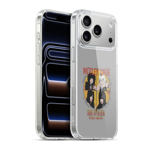 Motley Crue Tours SATD Vintage Soft Gel Case for Apple iPhone 17 Pro Max