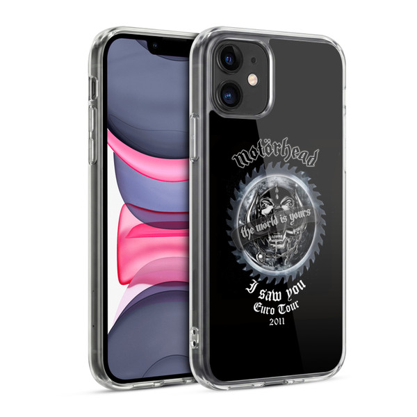 Motorhead Tours I Saw You Soft Gel Case for Apple iPhone 11