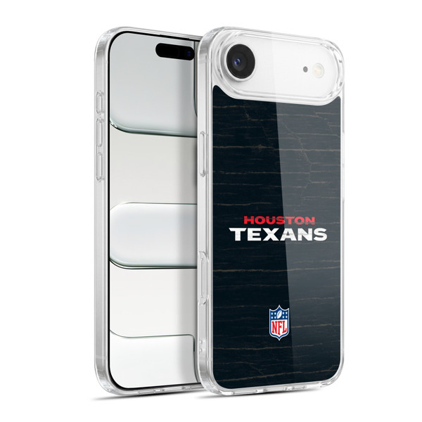 NFL Houston Texans Logo Distressed Look Soft Gel Case for Apple iPhone 17 Air