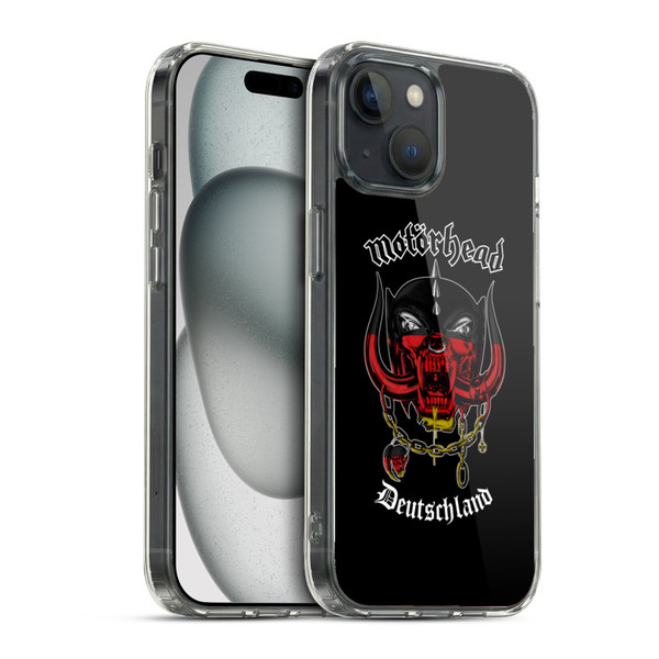 Motorhead Tours Deutschland Soft Gel Case for Apple iPhone 15 & MagSafe