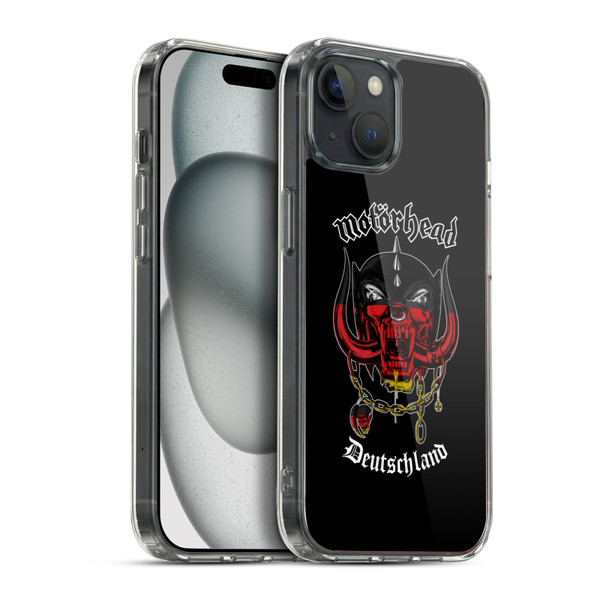 Motorhead Tours Deutschland Soft Gel Case for Apple iPhone 15 Plus & MagSafe