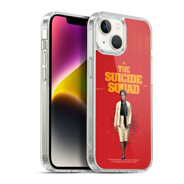 The Suicide Squad 2021 Character Poster Amanda Waller Soft Gel Case for Apple iPhone 14
