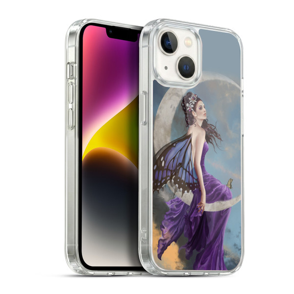 Nene Thomas Crescents Moon Amethyst Fairy Soft Gel Case for Apple iPhone 14
