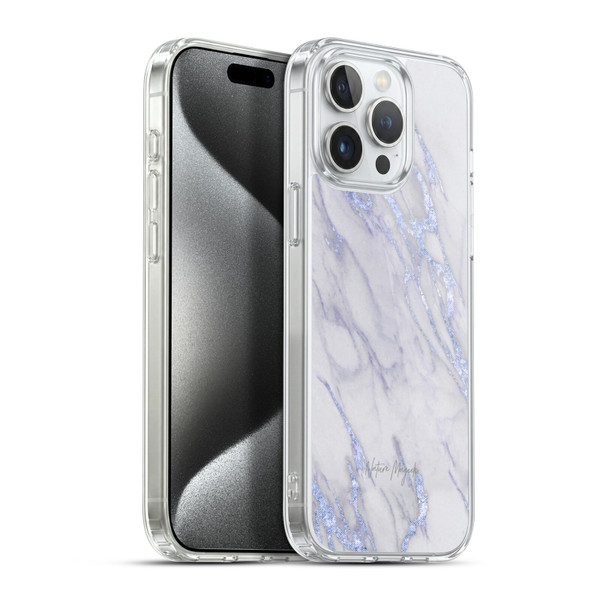 Nature Magick Marble Metallics Indigo Soft Gel Case for Apple iPhone 15 Pro Max & MagSafe