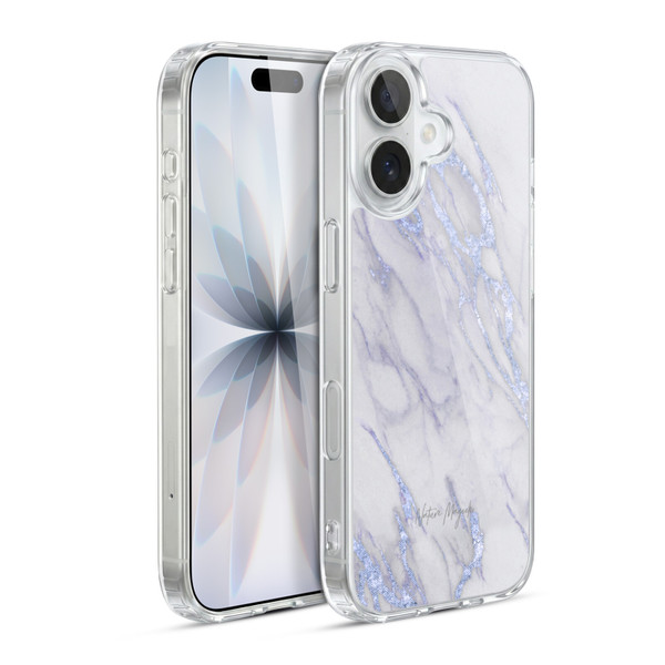 Nature Magick Marble Metallics Indigo Soft Gel Case for Apple iPhone 17