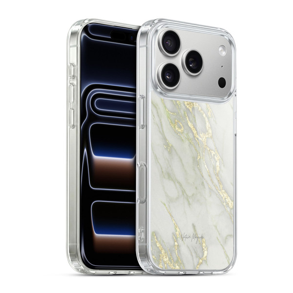 Nature Magick Marble Metallics Yellow Soft Gel Case for Apple iPhone 17 Pro