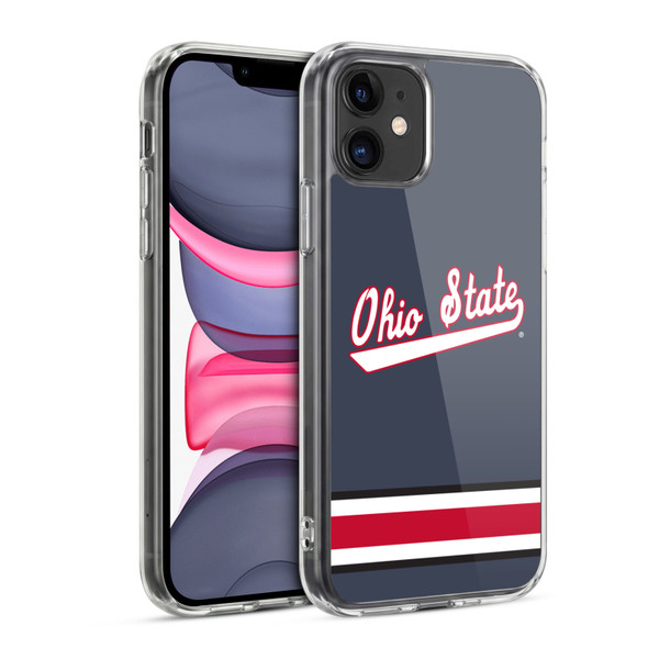 Ohio State University Jersey Hockey Outdoor Soft Gel Case for Apple iPhone 11