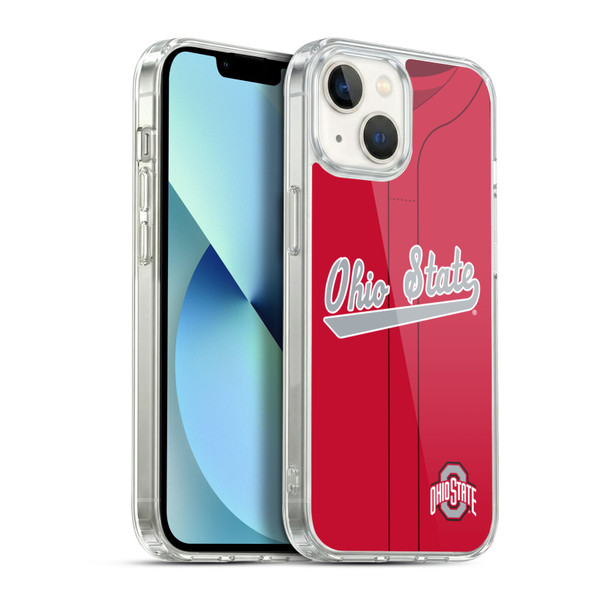Ohio State University Jersey Baseball Away Soft Gel Case for Apple iPhone 13