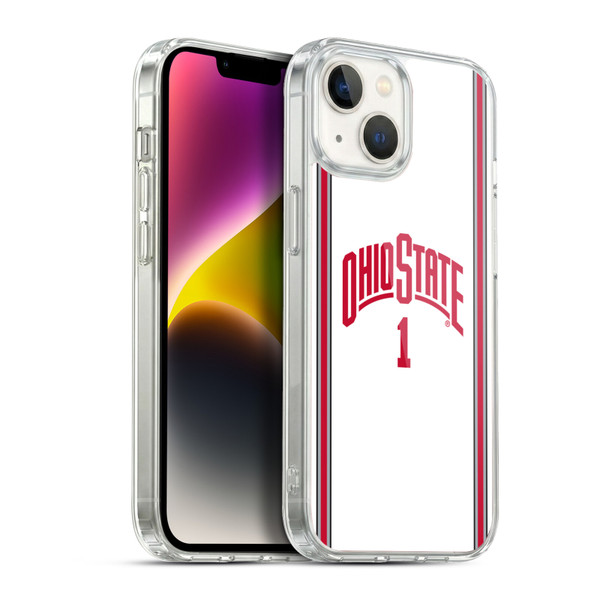 Ohio State University Jersey Basketball Away Soft Gel Case for Apple iPhone 14