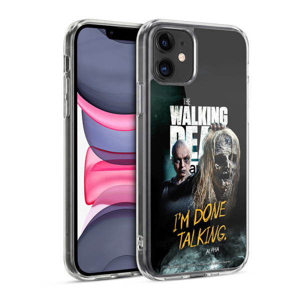 AMC The Walking Dead Season 9 Quotes Alpha Soft Gel Case for Apple iPhone 11