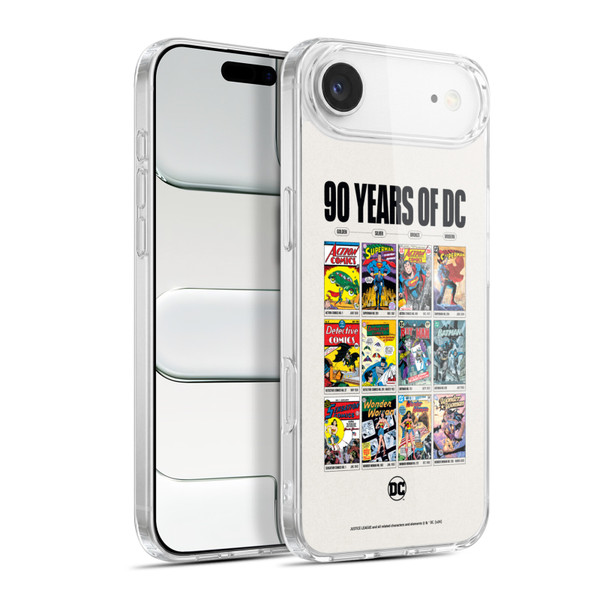 Justice League DC Comics 90th Anniversary Trinity Through Ages Soft Gel Case for Apple iPhone 17 Air