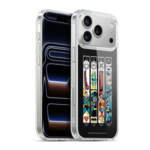 Justice League DC Comics 90th Anniversary Trinity Soft Gel Case for Apple iPhone 17 Pro Max