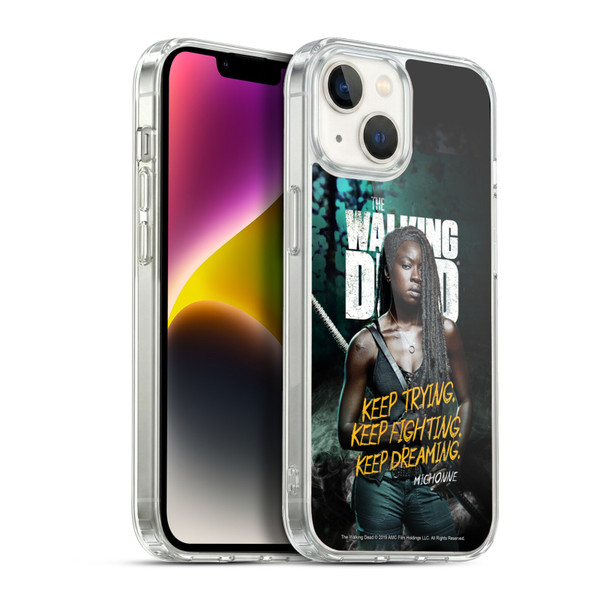 AMC The Walking Dead Season 9 Quotes Michonne Soft Gel Case for Apple iPhone 14