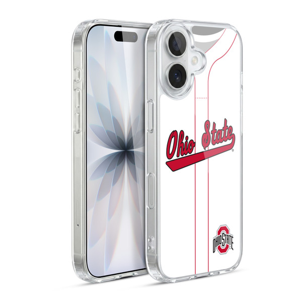 Ohio State University Jersey Baseball Home Soft Gel Case for Apple iPhone 17