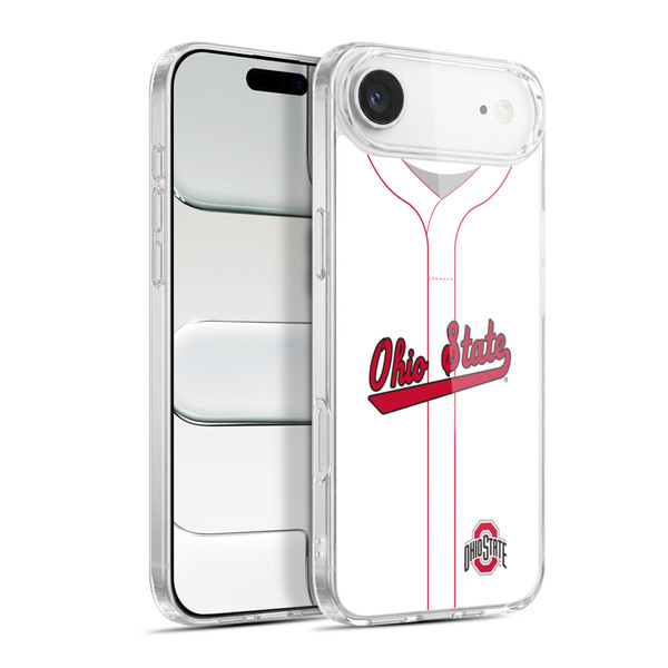 Ohio State University Jersey Baseball Home Soft Gel Case for Apple iPhone 17 Air