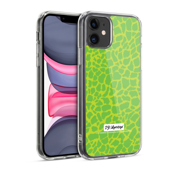 P.D. Moreno Patterns Lime Green Soft Gel Case for Apple iPhone 11