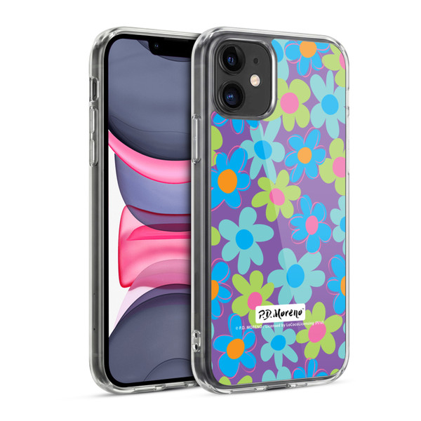 P.D. Moreno Patterns Purple Soft Gel Case for Apple iPhone 11