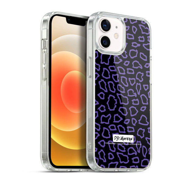 P.D. Moreno Patterns Black Purple Soft Gel Case for Apple iPhone 12 / iPhone 12 Pro & MagSafe