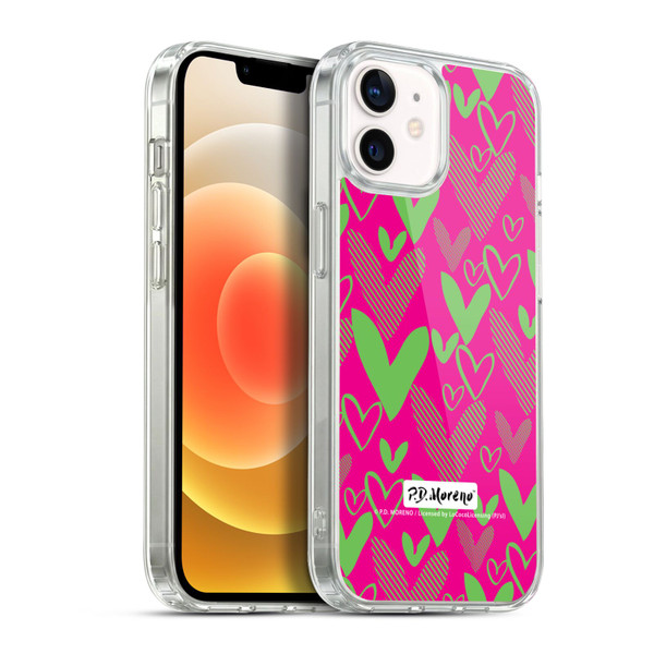 P.D. Moreno Patterns Hearts 1 Soft Gel Case for Apple iPhone 12 / iPhone 12 Pro & MagSafe