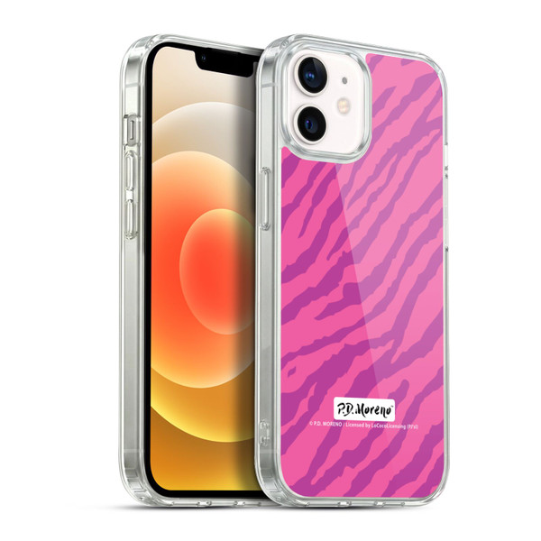 P.D. Moreno Patterns Pink Zebra Soft Gel Case for Apple iPhone 12 / iPhone 12 Pro & MagSafe