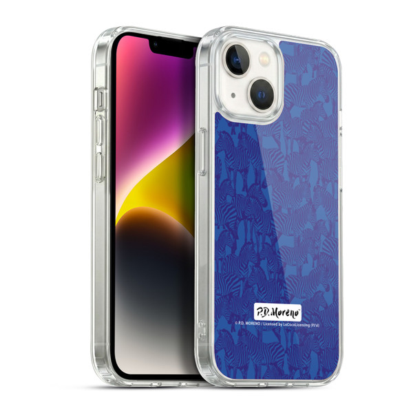 P.D. Moreno Patterns Zebra Soft Gel Case for Apple iPhone 14