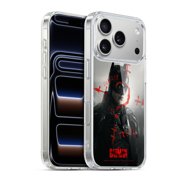 The Batman Posters Unmask The Truth Soft Gel Case for Apple iPhone 17 Pro