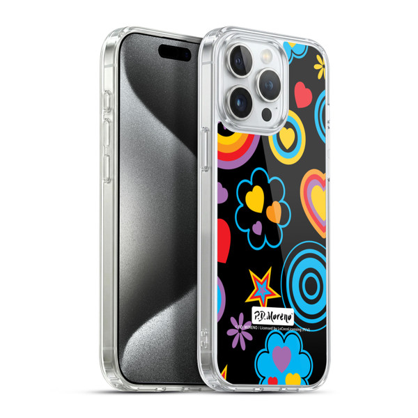 P.D. Moreno Patterns Retro Soft Gel Case for Apple iPhone 15 Pro Max & MagSafe