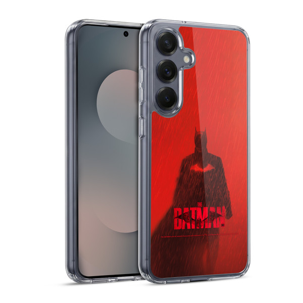 The Batman Posters Red Rain Soft Gel Case for Samsung Galaxy S25 & MagSafe