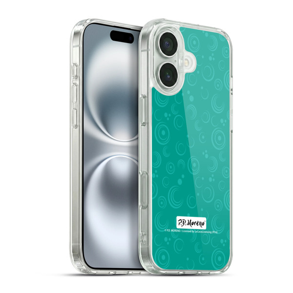 P.D. Moreno Patterns Circles Soft Gel Case for Apple iPhone 16 Plus & MagSafe