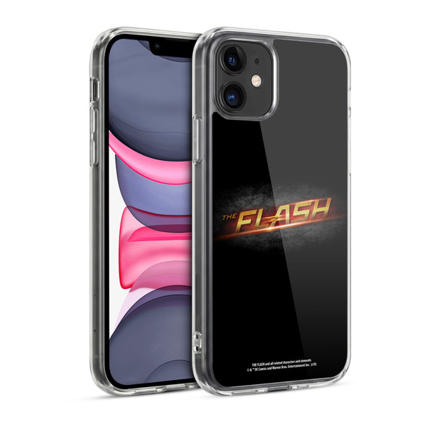 The Flash TV Series Logos Black Soft Gel Case for Apple iPhone 11