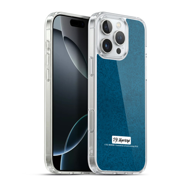 P.D. Moreno Patterns Teal Soft Gel Case for Apple iPhone 16 Pro Max & MagSafe