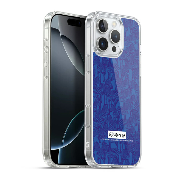 P.D. Moreno Patterns Zebra Soft Gel Case for Apple iPhone 16 Pro Max & MagSafe
