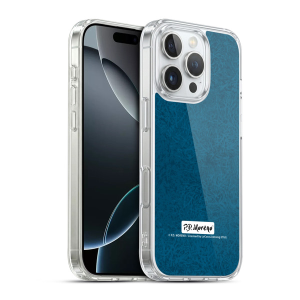 P.D. Moreno Patterns Teal Soft Gel Case for Apple iPhone 16 Pro & MagSafe