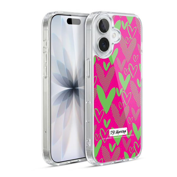 P.D. Moreno Patterns Hearts 1 Soft Gel Case for Apple iPhone 17