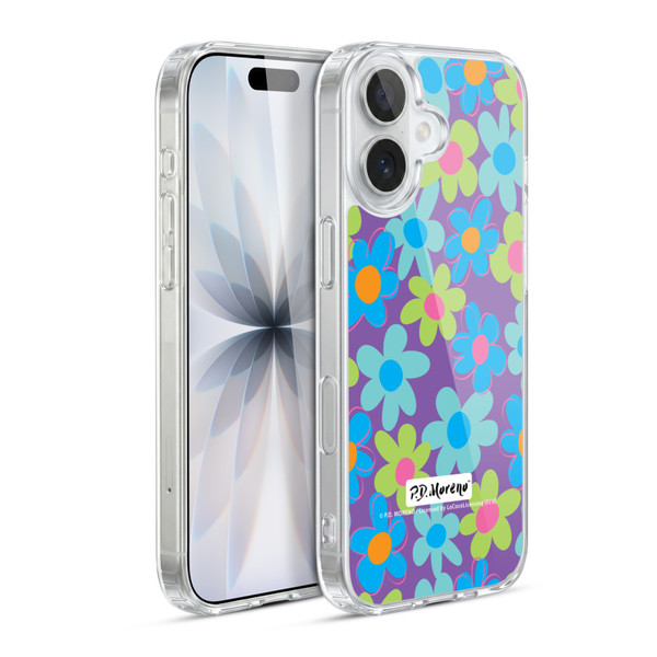 P.D. Moreno Patterns Purple Soft Gel Case for Apple iPhone 17