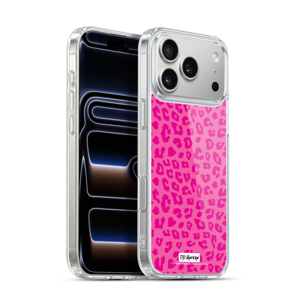 P.D. Moreno Patterns Pink Leopard Soft Gel Case for Apple iPhone 17 Pro Max