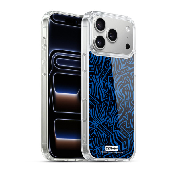P.D. Moreno Patterns Tribal Zebra Soft Gel Case for Apple iPhone 17 Pro Max